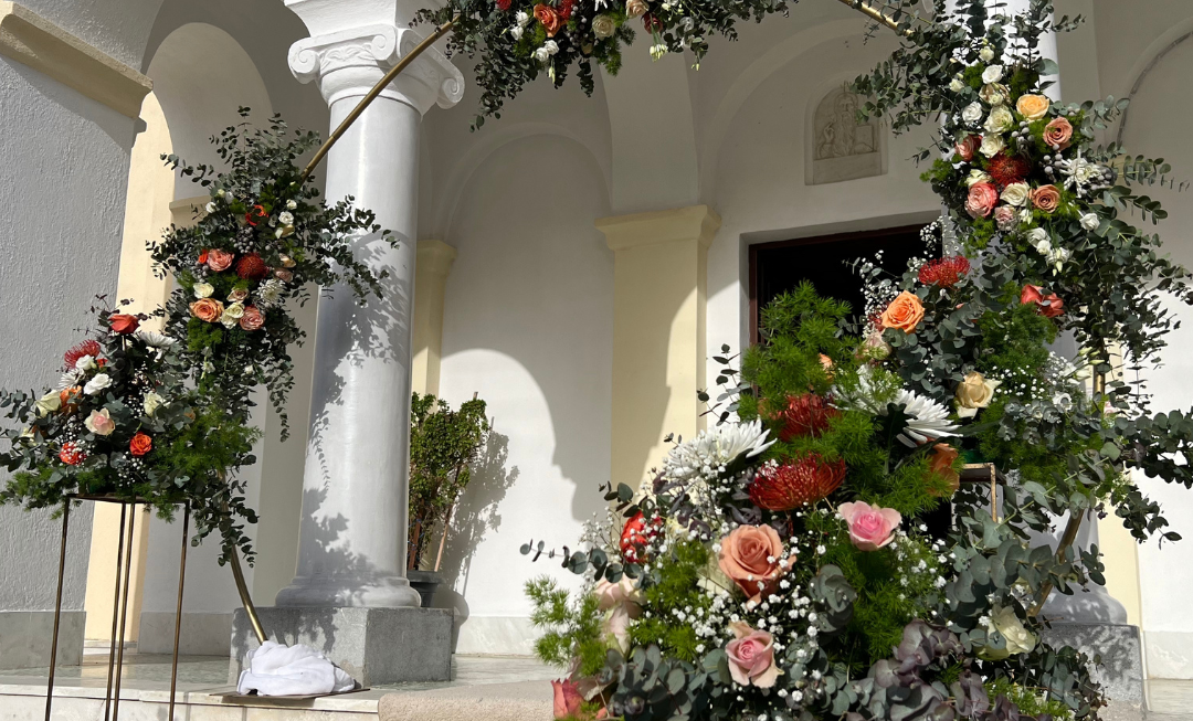 Στολισμός γάμου στη Σαντορίνη – Destination wedding in Santorini
